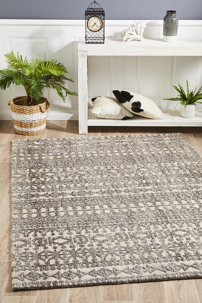 Levi Jemma Natural Grey Rug Rug Culture