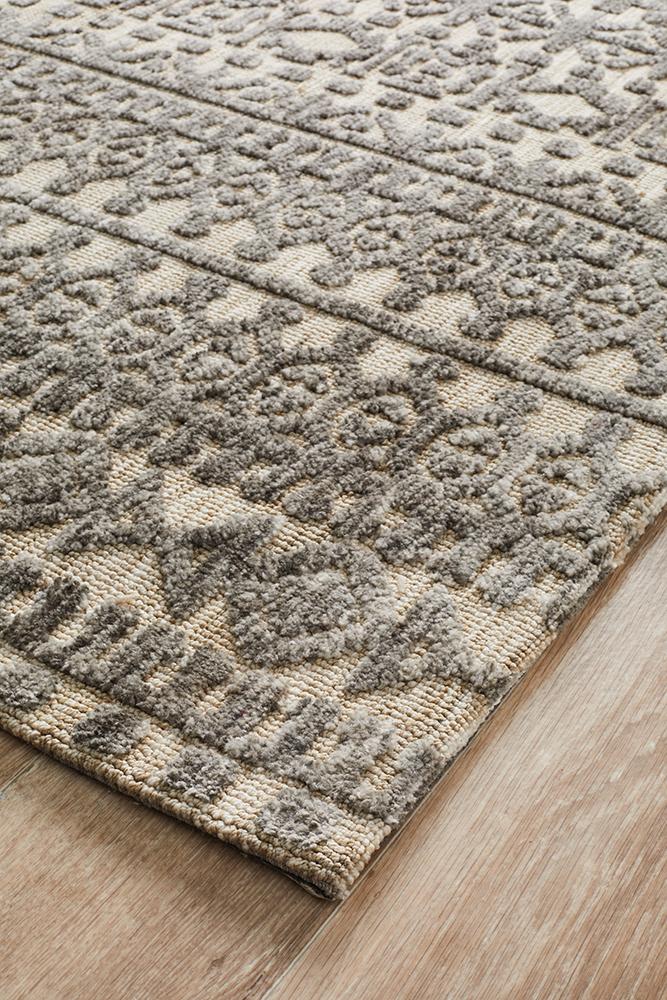Levi Jemma Natural Grey Rug Rug Culture