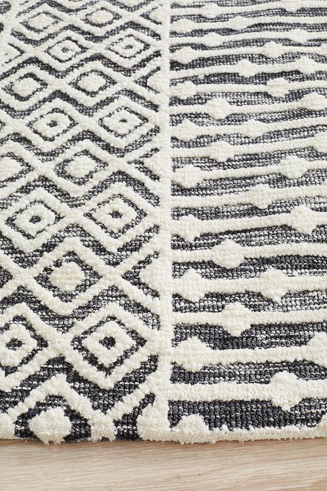 Levi Emma Ivory Black Rug Rug Culture
