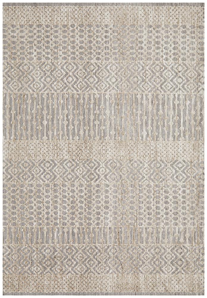 Levi Sylvia Natural Grey Rug Rug Culture