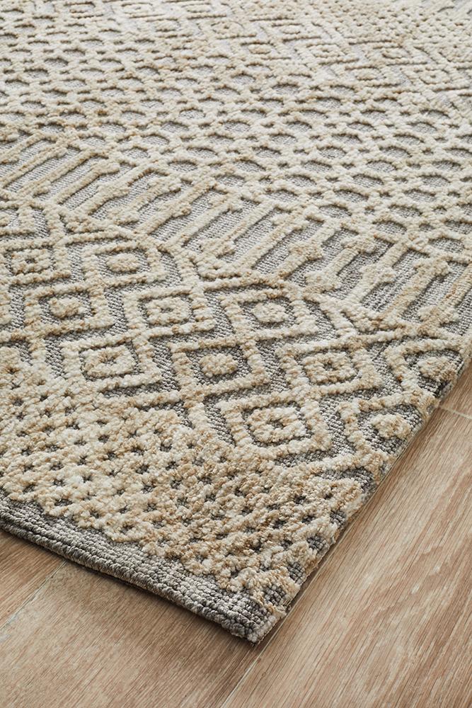 Levi Sylvia Natural Grey Rug Rug Culture