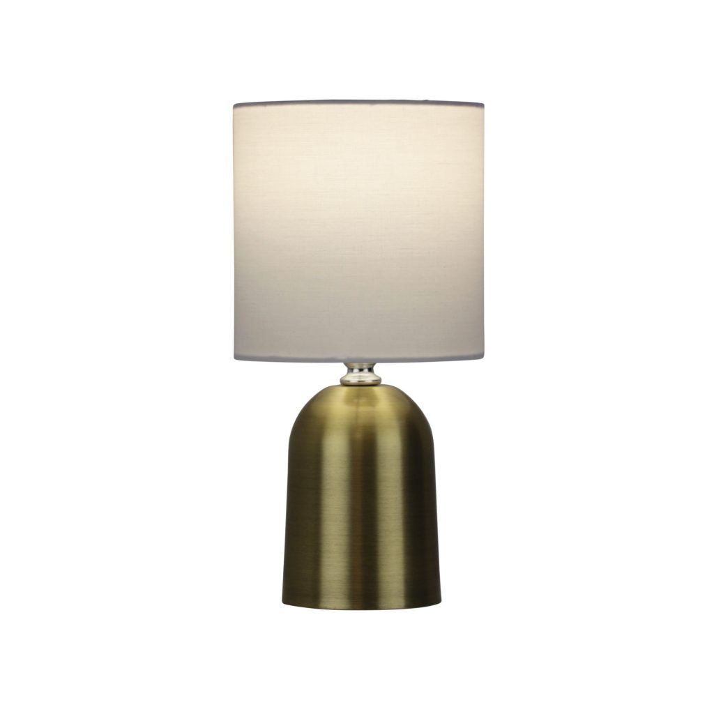 ESPEN ON / OFF Touch Lamp in Antique Brass Finish Oriel Lighting