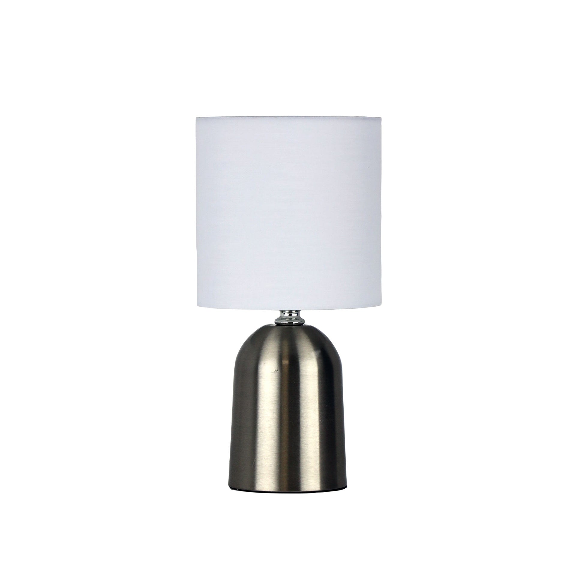 ESPEN ON / OFF Touch Lamp Brushed Chrome Finish Oriel Lighting
