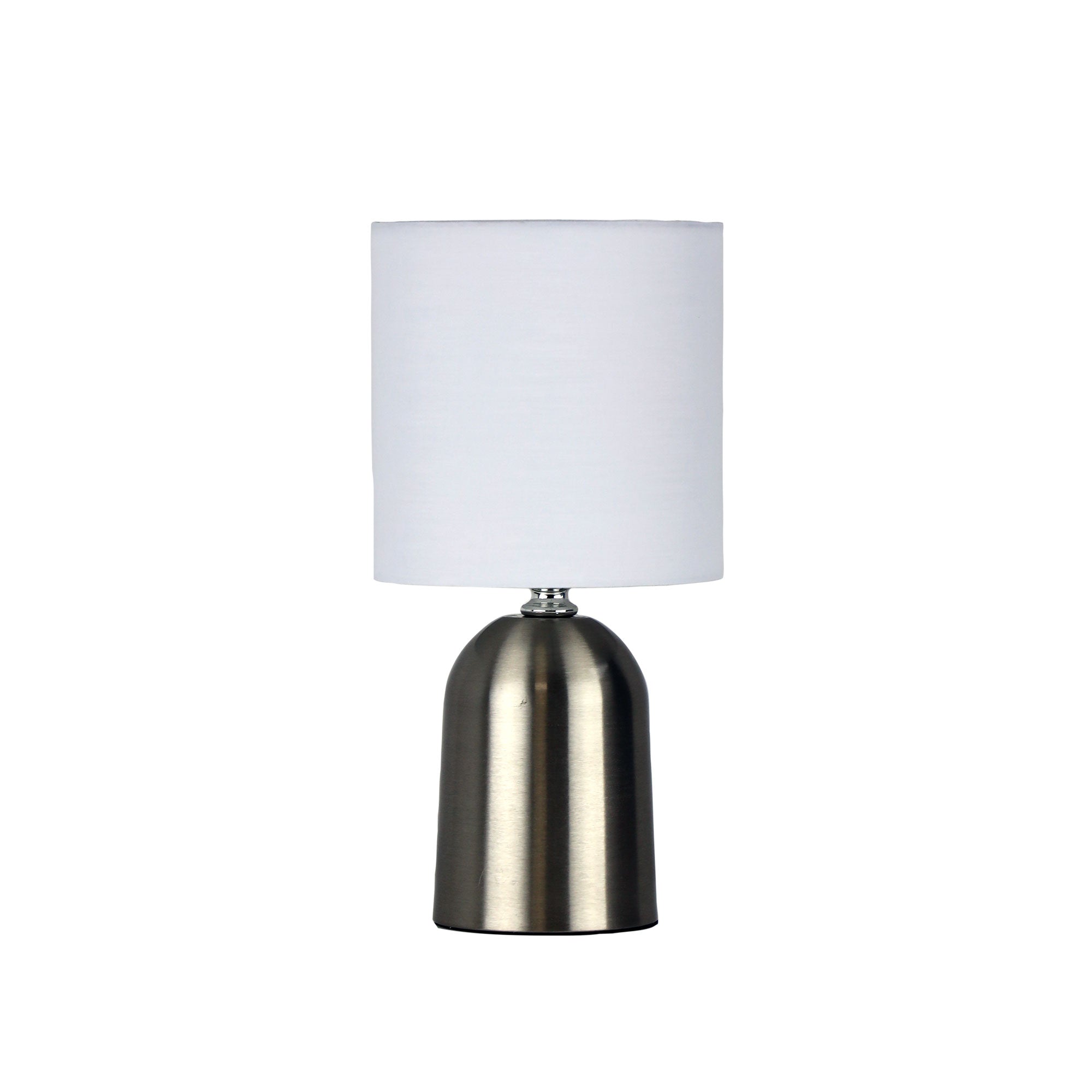 ESPEN ON / OFF Touch Lamp Brushed Chrome Finish Oriel Lighting