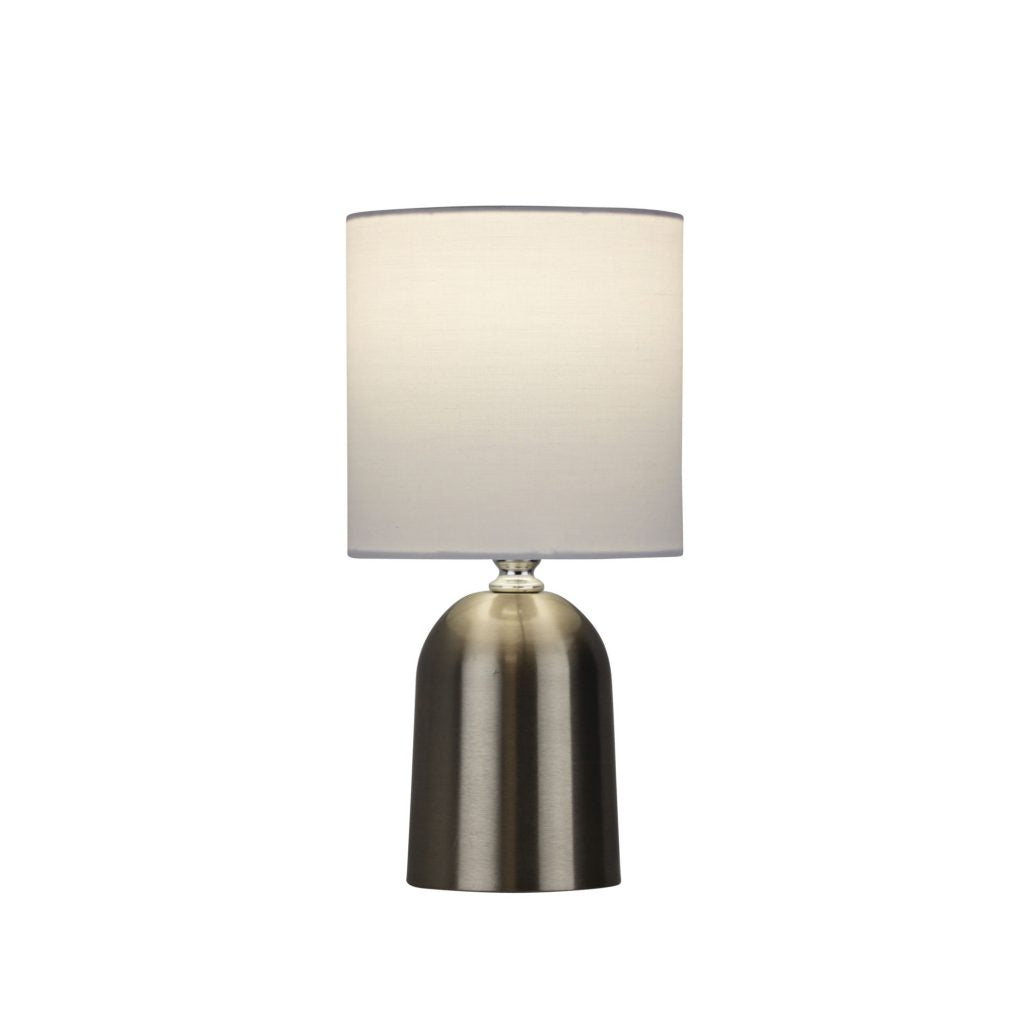 ESPEN ON / OFF Touch Lamp Brushed Chrome Finish Oriel Lighting