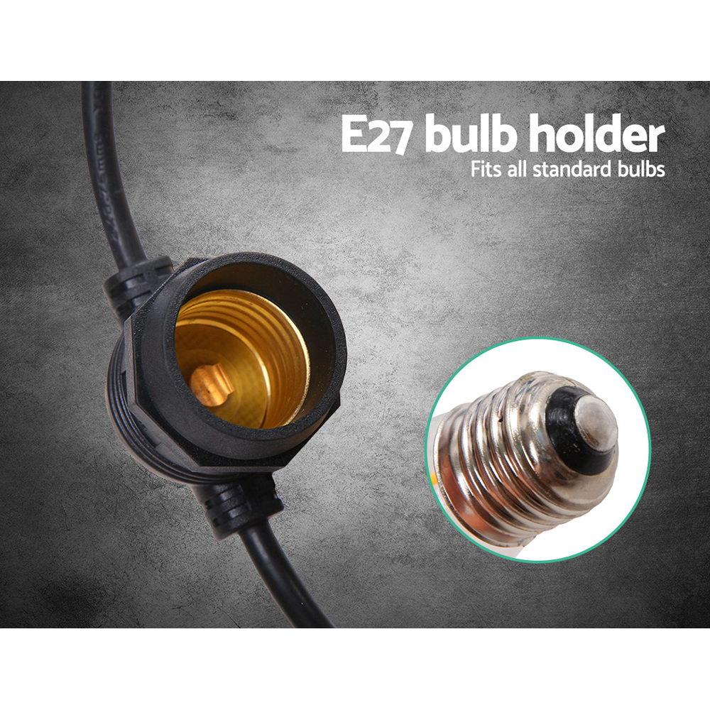 Festoon String Lights Christmas Bulbs Party Wedding Garden Party 20m Big Bedding Australia