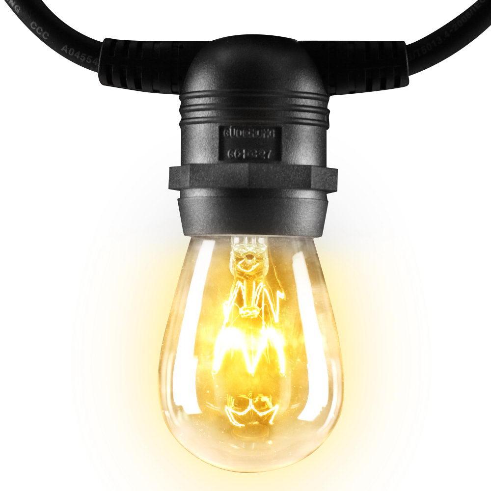 Festoon String Lights Christmas Blubs Outdoor Wedding Party Garden 74m Big Bedding Australia