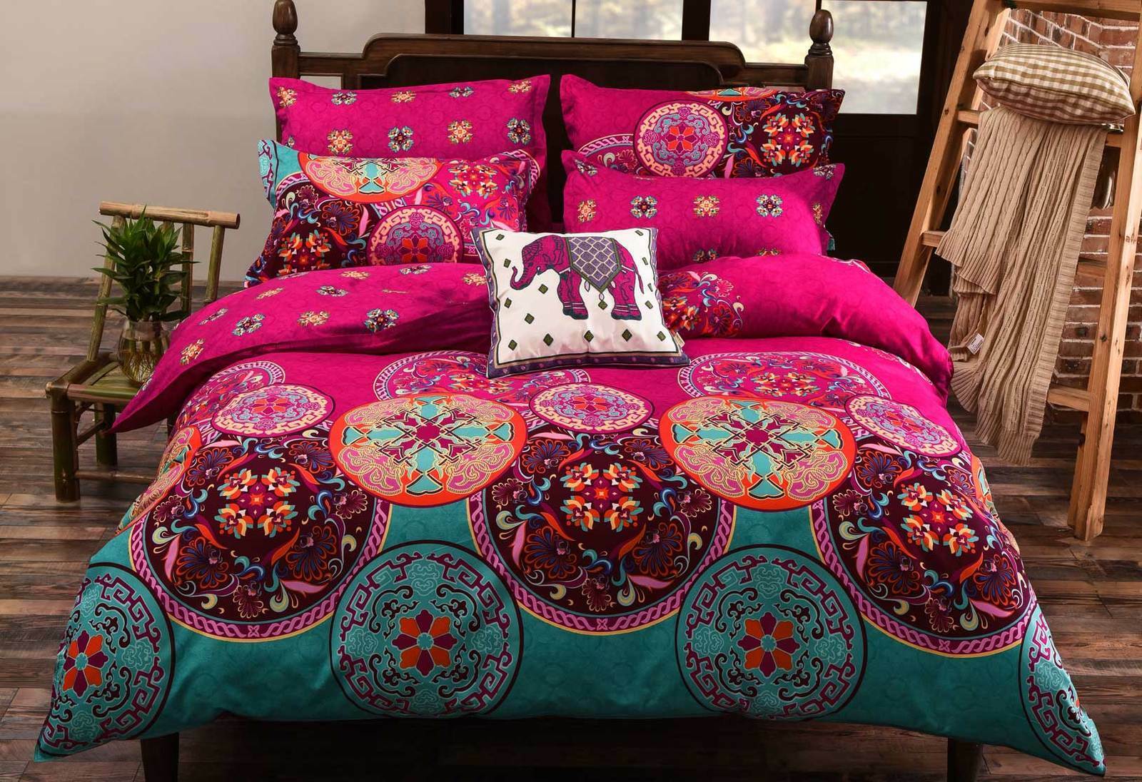Luxton Everly Mandala Quilt Cover Set Luxton
