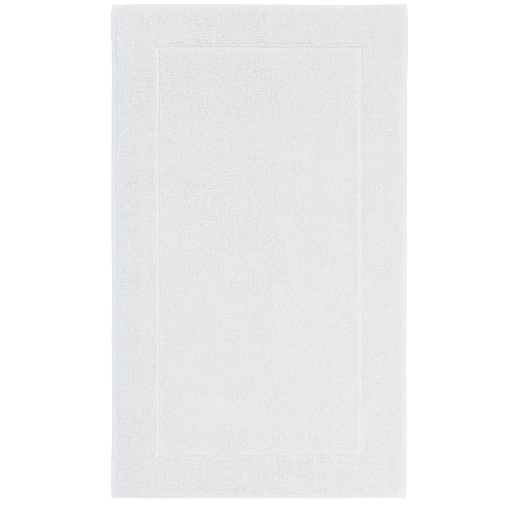 LONDON Egyptian Combed Cotton Bath Mat White Aquanova