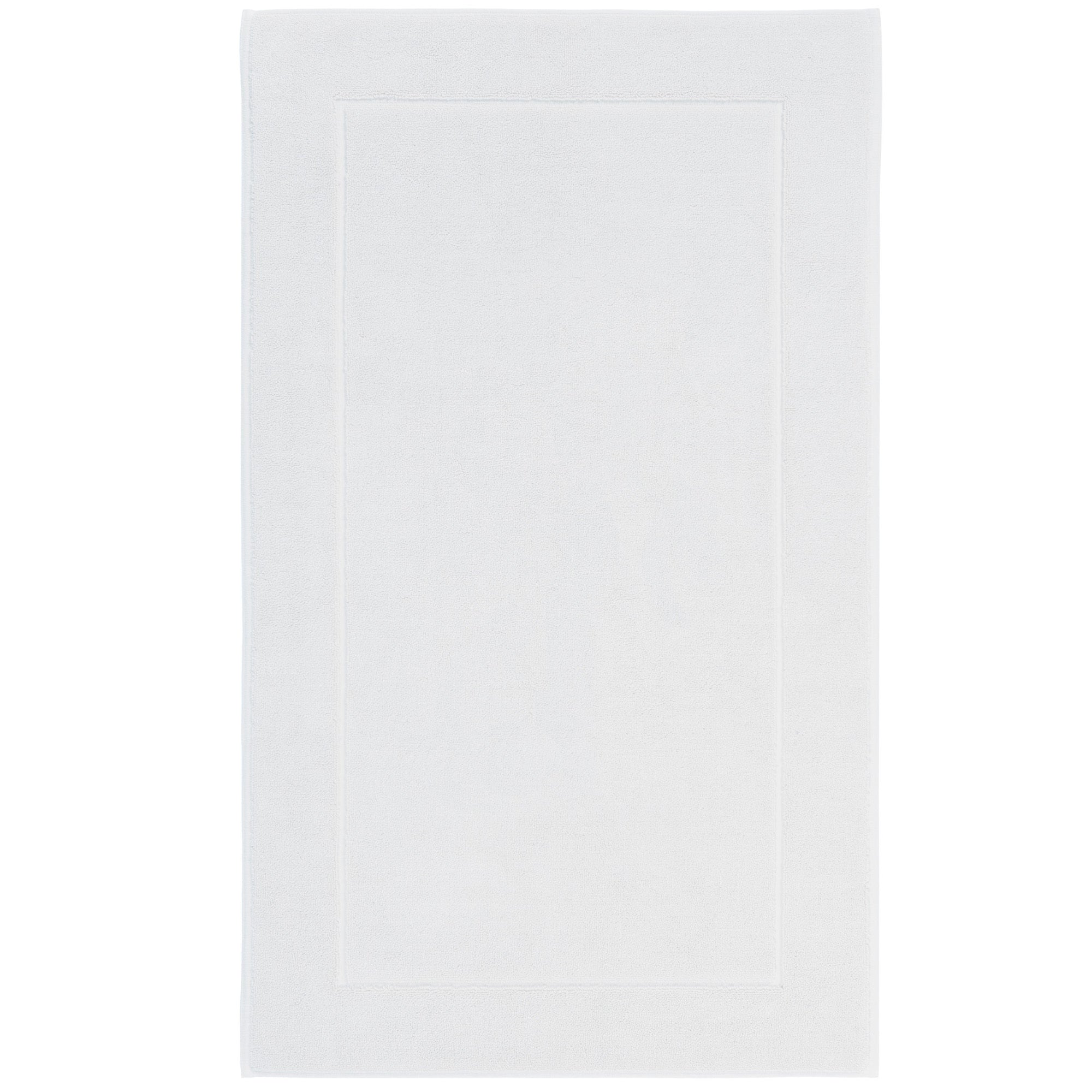 LONDON Egyptian Combed Cotton Bath Mat White Aquanova