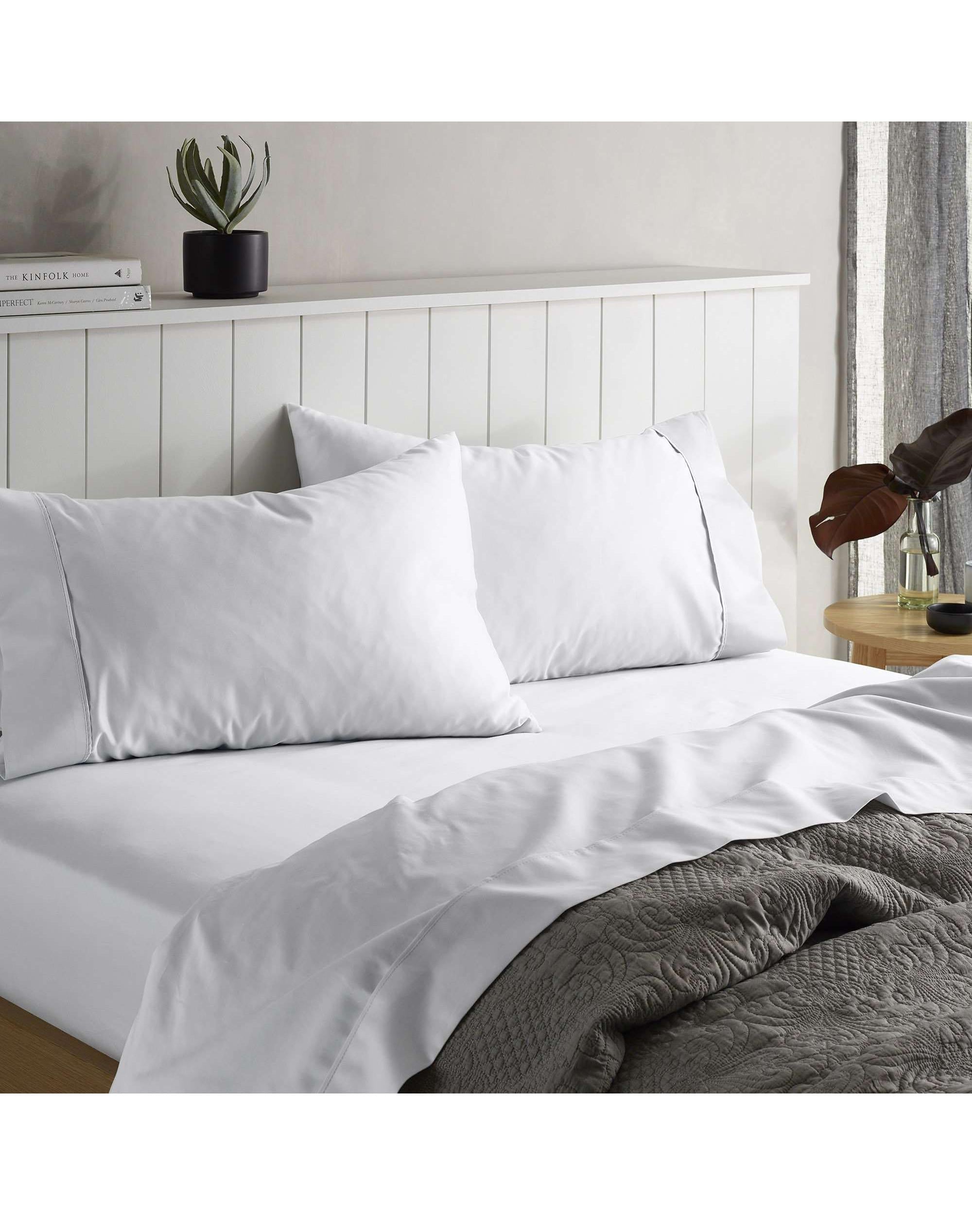 Accessorize 1500TC Cotton Rich Sheet Set - White Accessorize