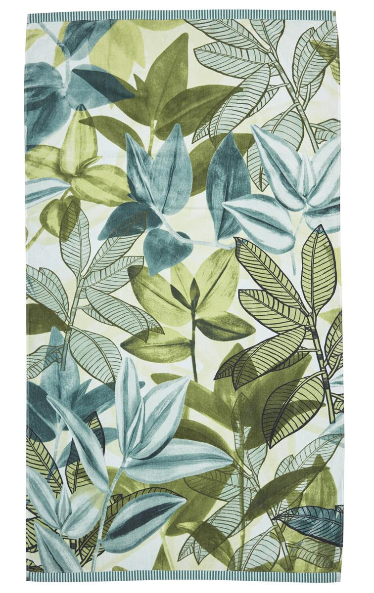 Jungle Vibe Green Beach Towel Bedding House