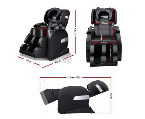 Electric Massage Chair - Black Livemor