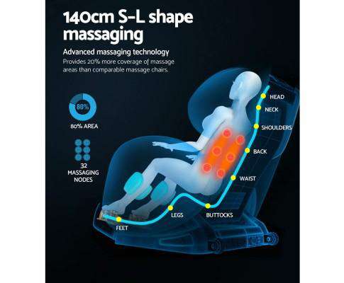 Electric Massage Chair - Black Livemor