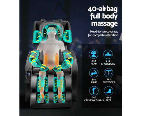 Electric Massage Chair - Black Livemor