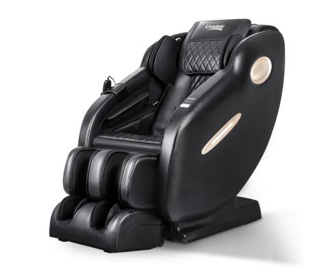 Massage Chair SL Track Full Body Air Bags Shiatsu Massaging Massager - Black Livemor