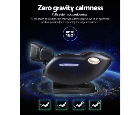 Massage Chair SL Track Full Body Air Bags Shiatsu Massaging Massager - Black Livemor