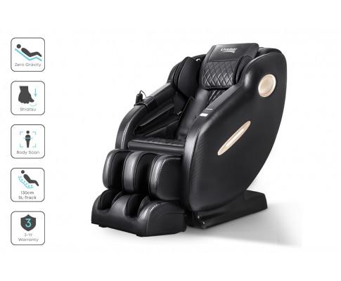 Massage Chair SL Track Full Body Air Bags Shiatsu Massaging Massager - Black Livemor