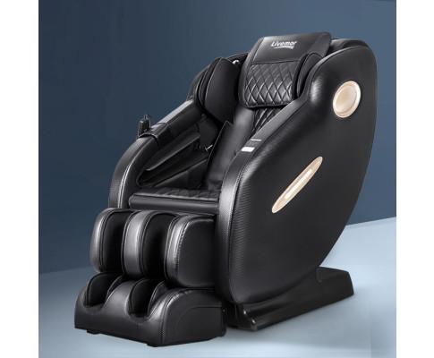 Massage Chair SL Track Full Body Air Bags Shiatsu Massaging Massager - Black Livemor
