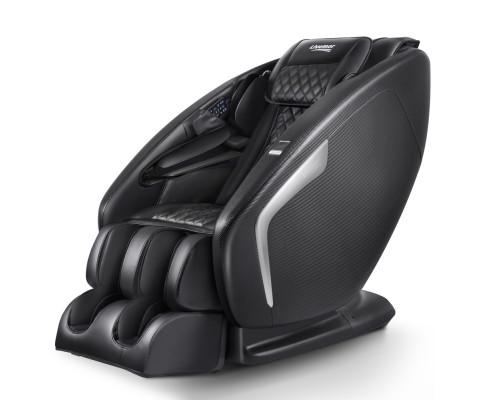3D Electric Massage Chair Shiatsu SL Track Full Body 58 Air Bags Black Livemor