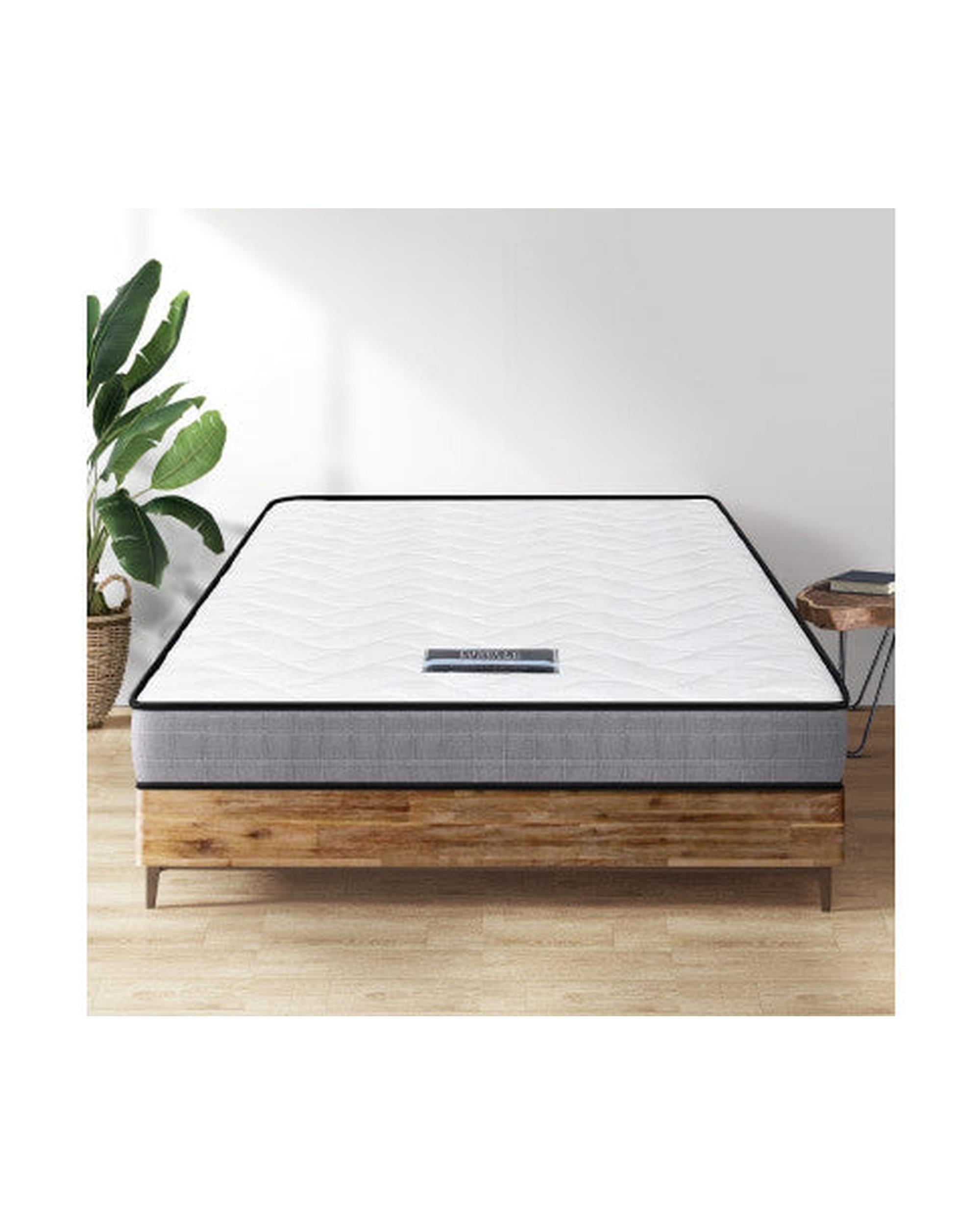 Mattress Medium Firm Mattresses Tight Top Bed Bonnel Spring 13cm SINGLE Giselle