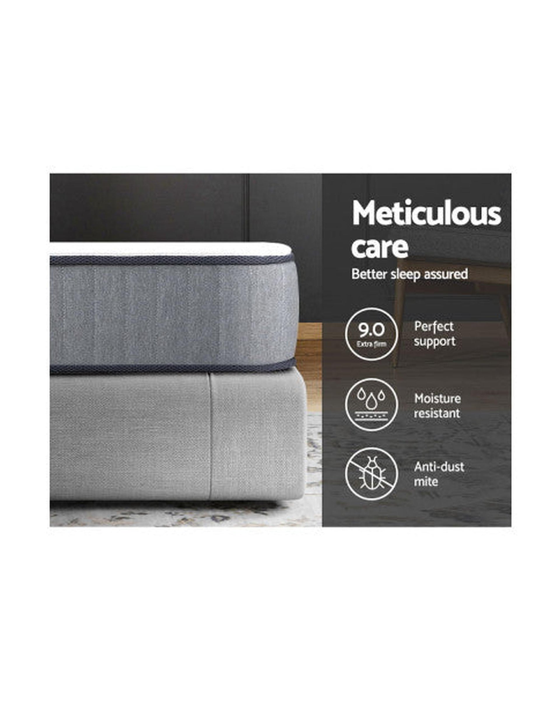 Mattress Extra Firm Pocket Spring Foam Super Firm Giselle