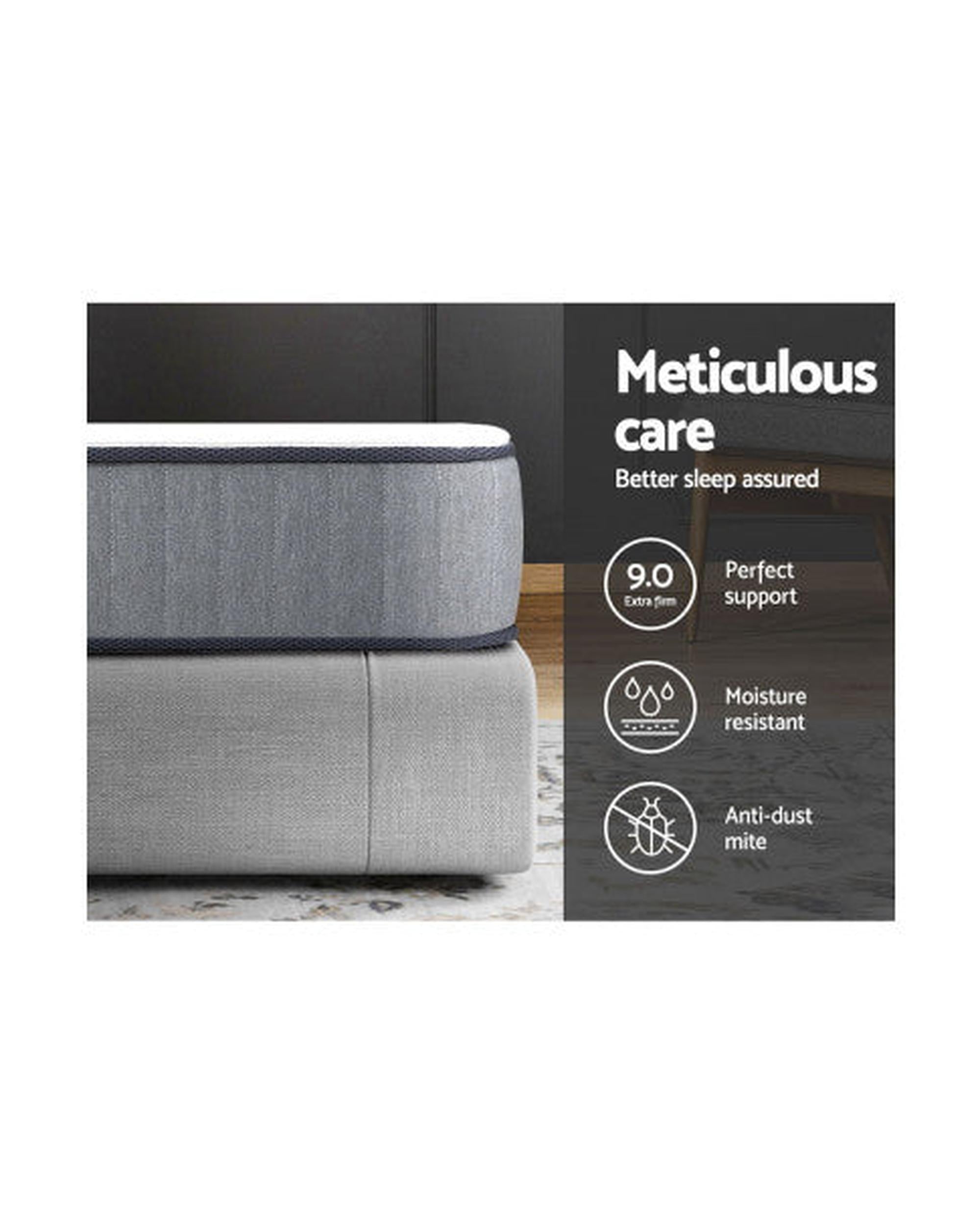 Mattress Extra Firm Pocket Spring Foam Super Firm Giselle