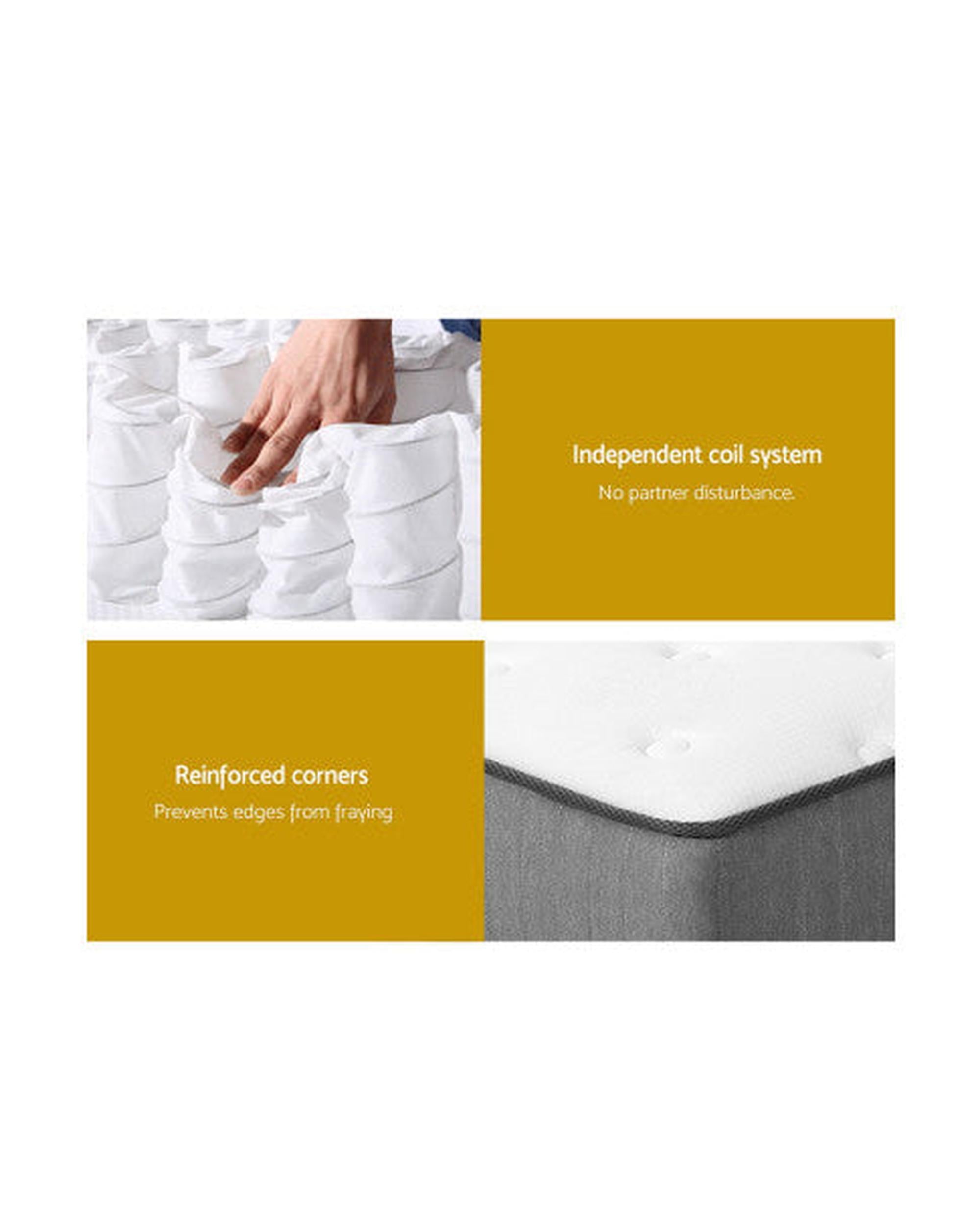 Mattress Extra Firm Pocket Spring Foam Super Firm Giselle