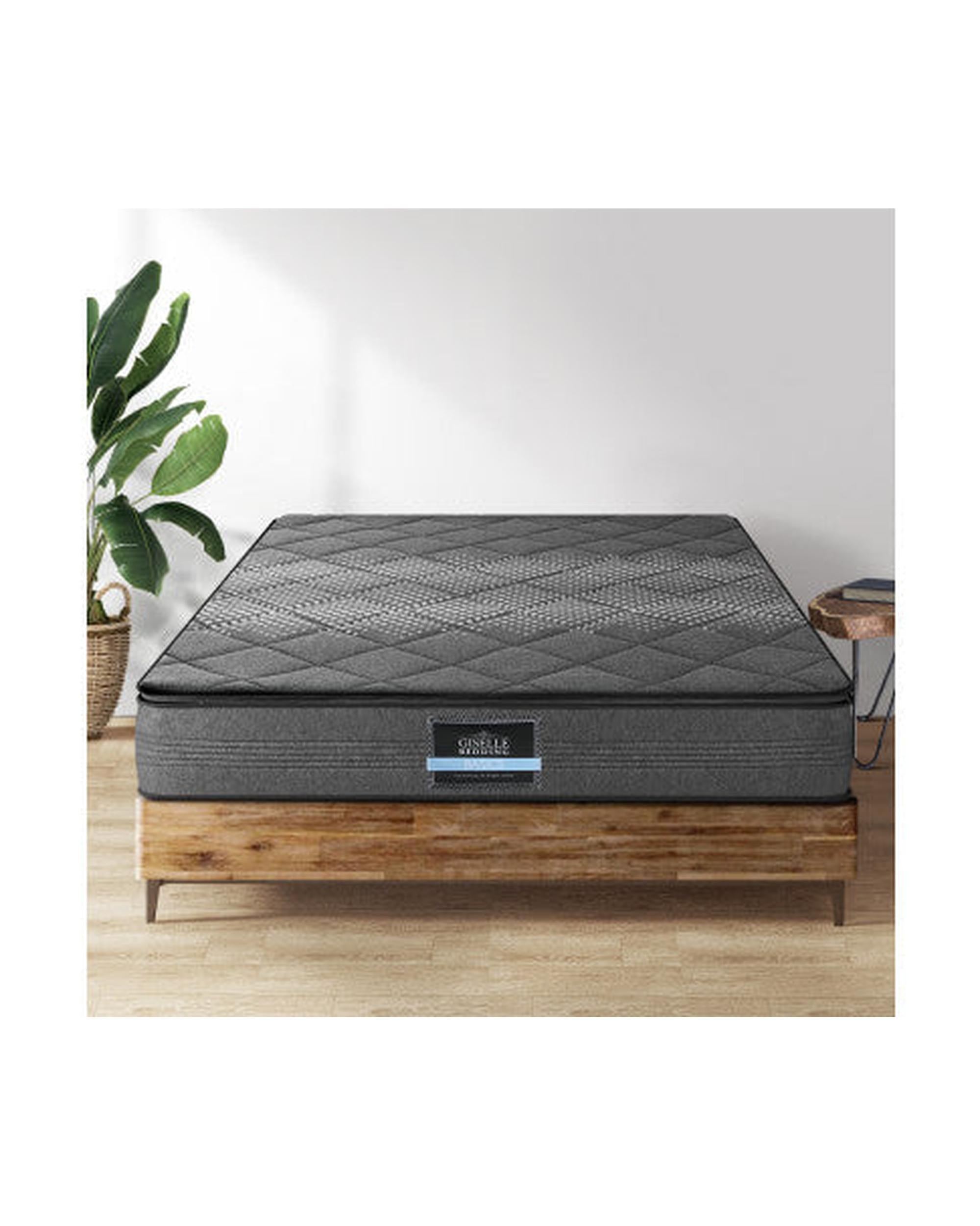 Mattress Pillow Top Bed Size Bonnell Spring Medium Firm Foam 18CM Giselle