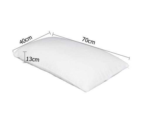 Set of 2 Visco Elastic Memory Foam Pillows Giselle