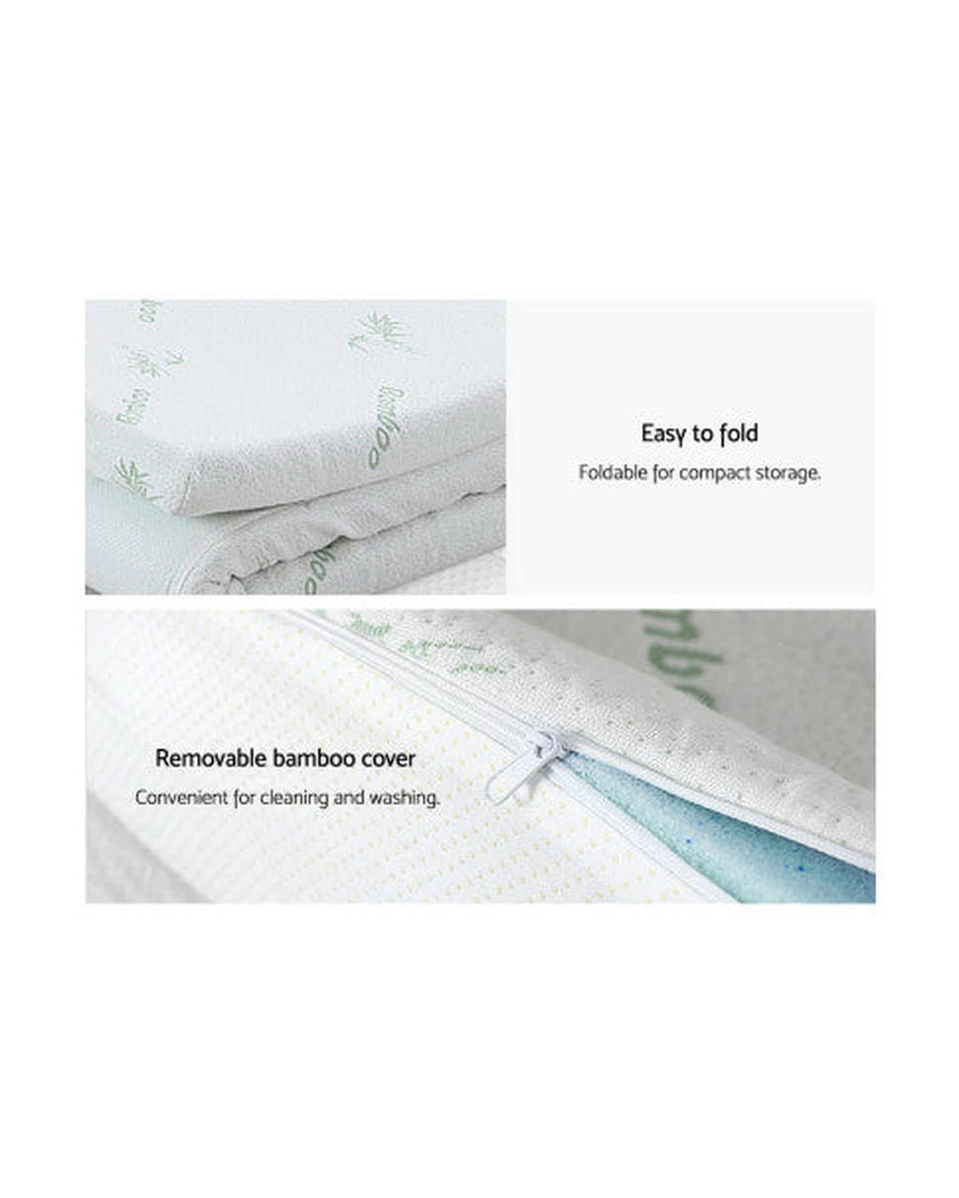 Memory Foam Mattress Topper 8cm - 11-zone Giselle