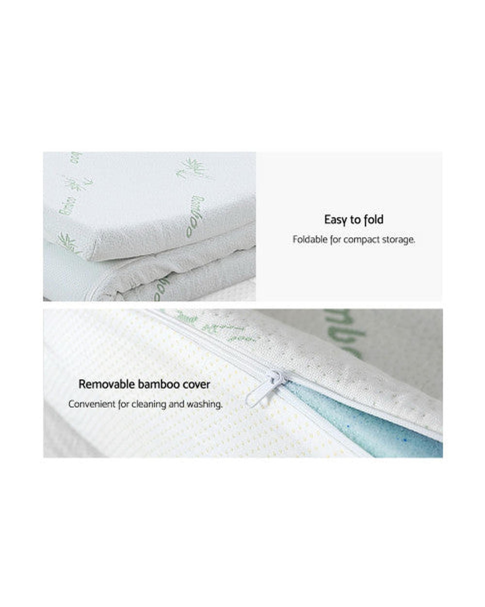 Memory Foam Mattress Topper 8cm - 11-zone Giselle