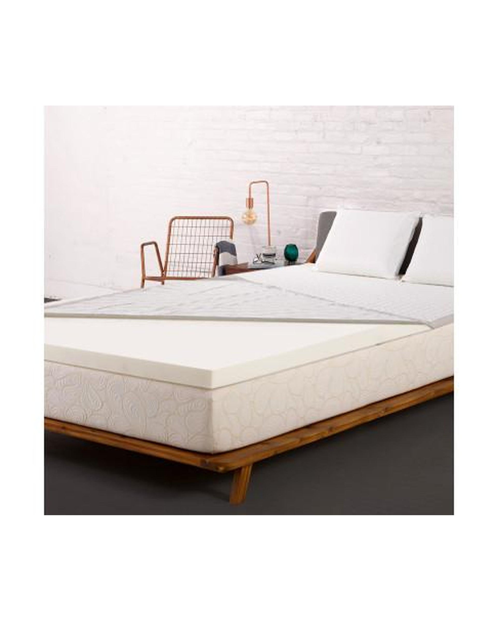 Memory Foam Mattress Topper w/Cover 8cm Giselle