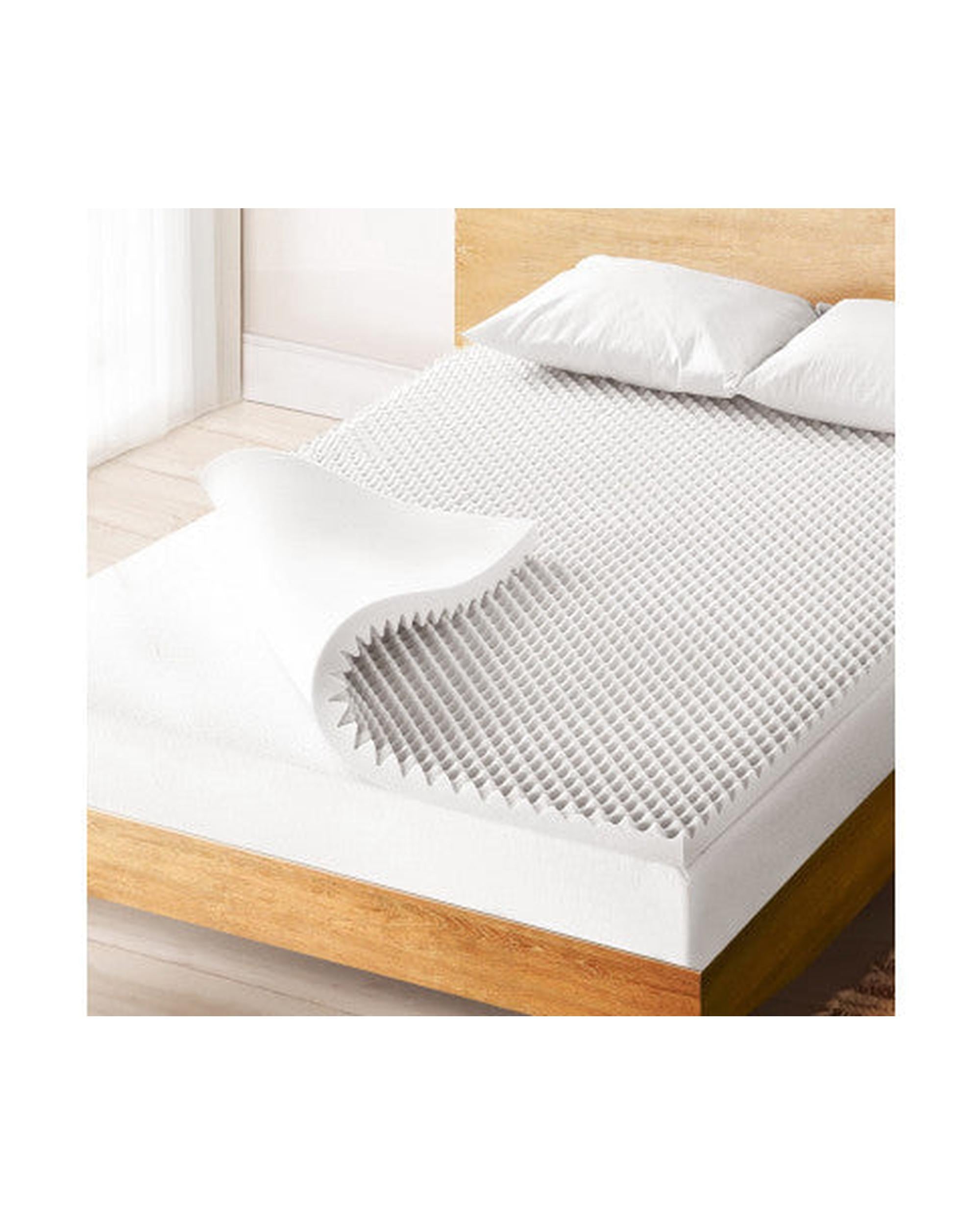 Mattress Topper Egg Crate Foam Toppers Bed Protector Underlay Giselle