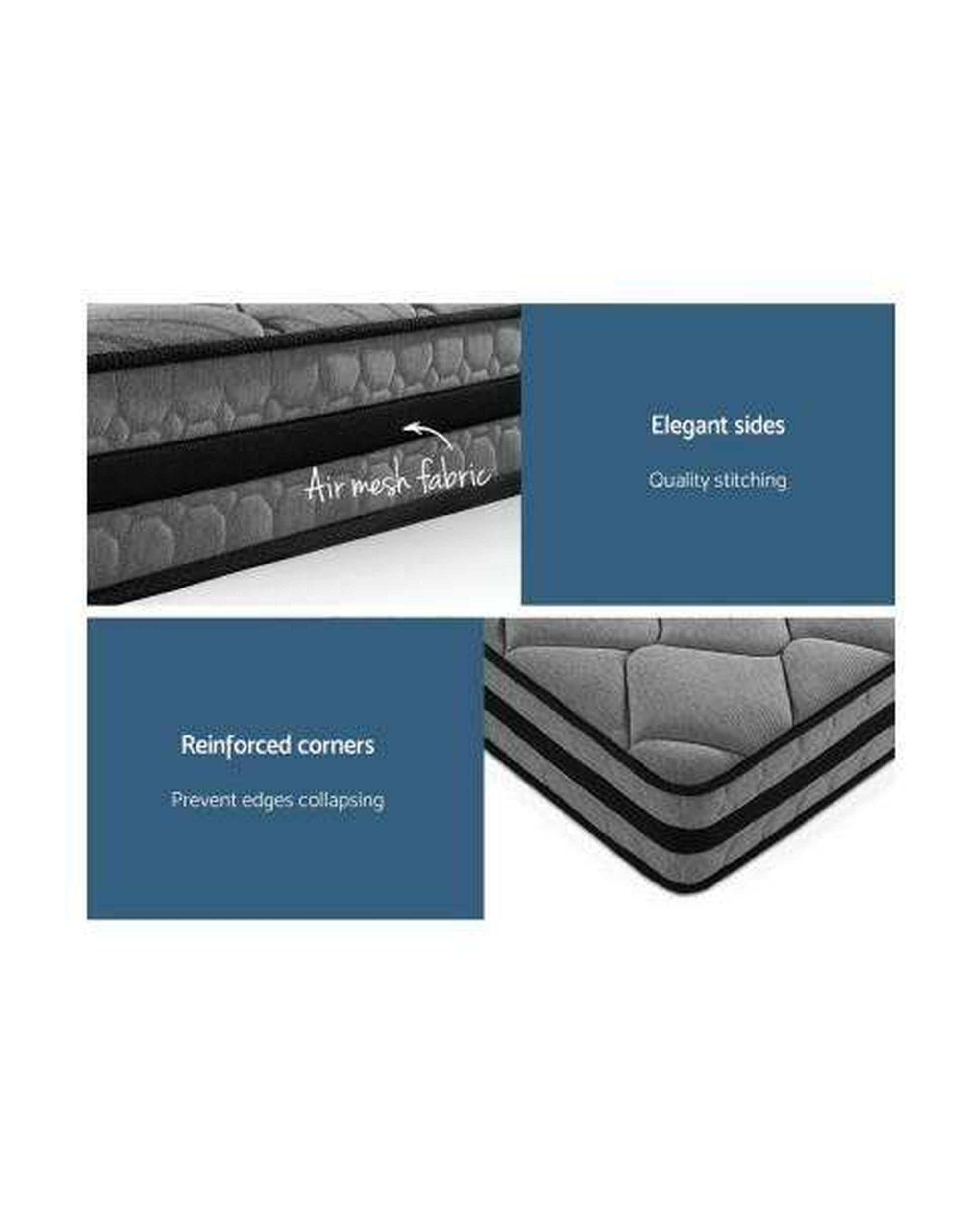 22cm Mattress Bed Medium Firm Giselle