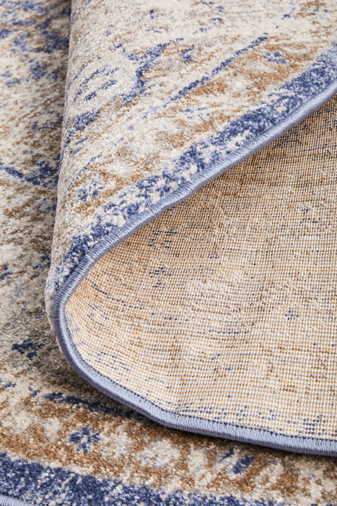 Mayfair Hugo Ocean Round Rug RUG CULTURE