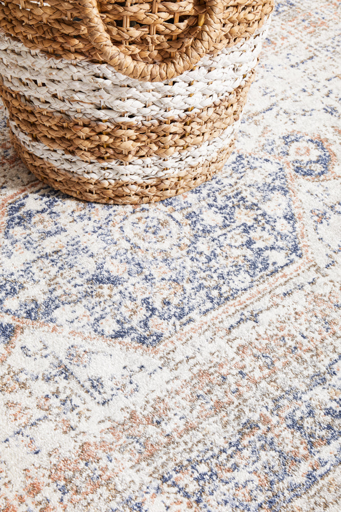 Mayfair Lorissa Blue Runner Rug RUG CULTURE