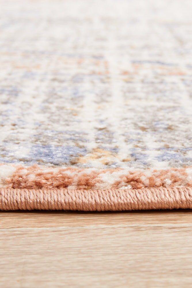 Mayfair Lorissa Peach Round Rug RUG CULTURE