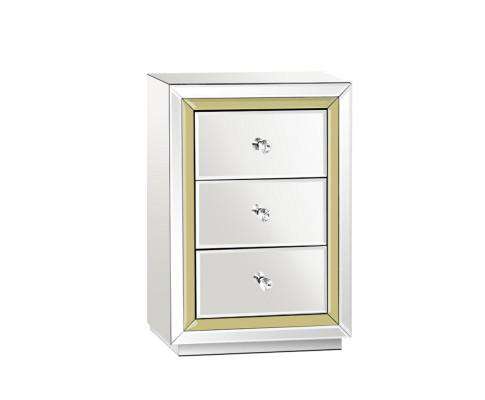 Mirrored Furniture Bedside Table Chest Drawers Gloss Nightstand Artiss