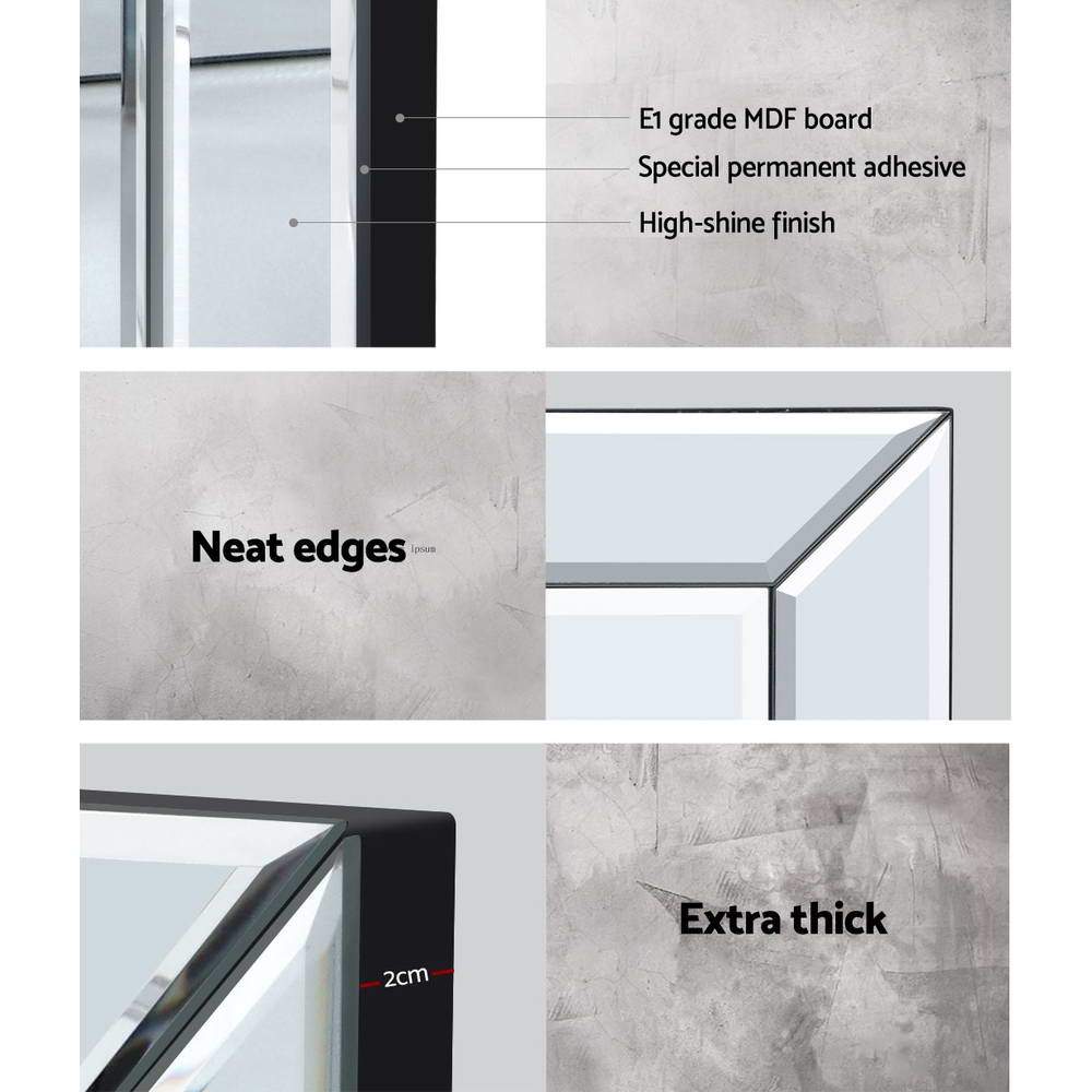 Mirrored Furniture Makeup Mirror Dressing Table Vanity Mirrors Foldable Artiss