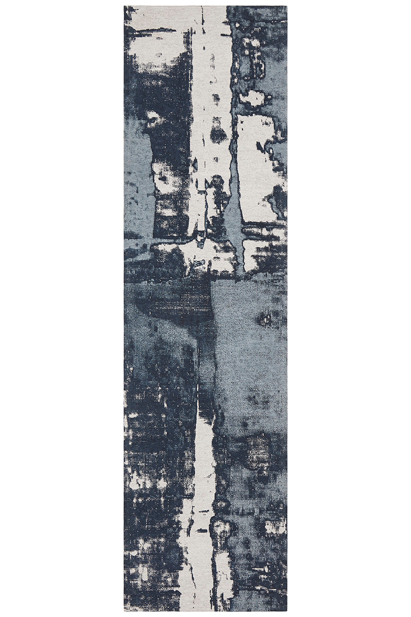 Magnolia 11 Denim Runner Rug Rug Culture