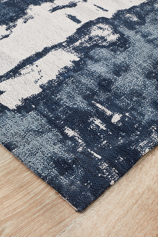 Magnolia 11 Denim Runner Rug Rug Culture