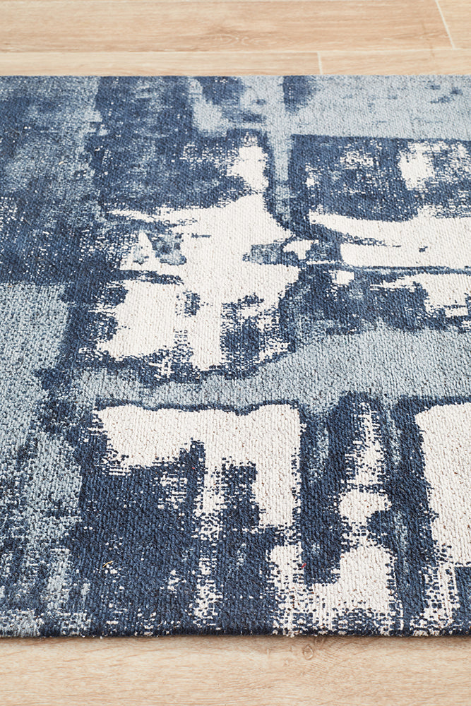 Magnolia 11 Denim Runner Rug Rug Culture