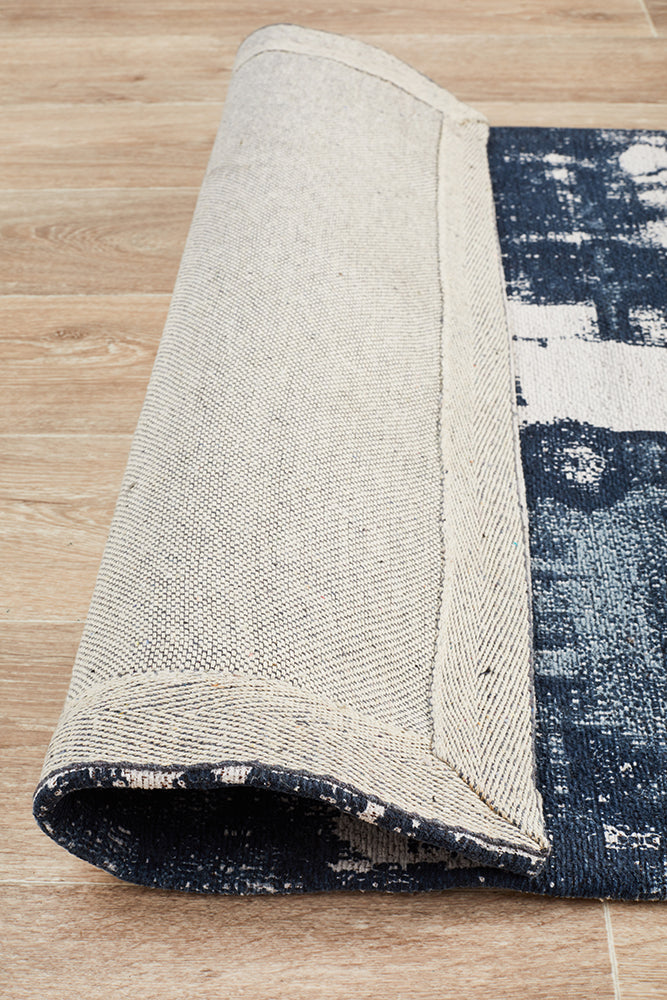 Magnolia 11 Denim Runner Rug Rug Culture