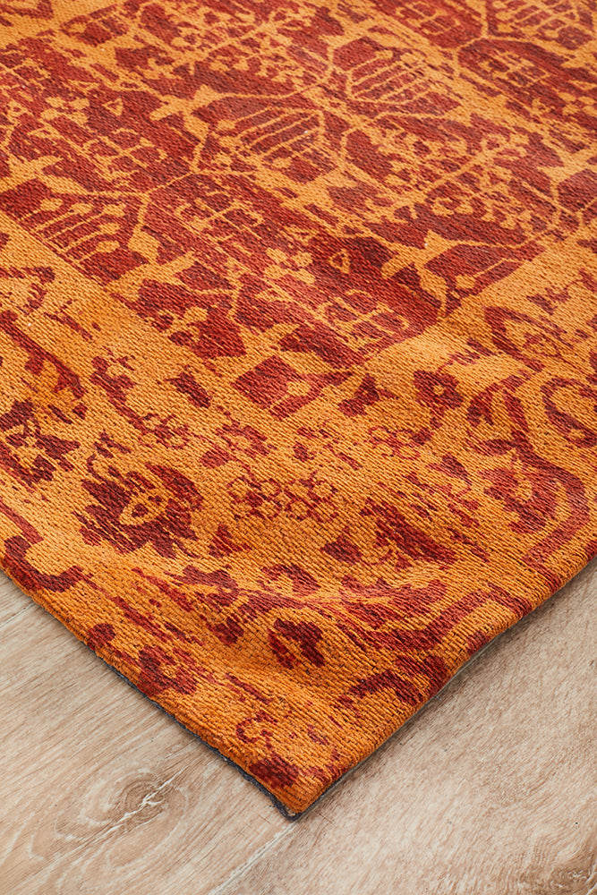 Magnolia 88 Paprika Runner Rug Rug Culture