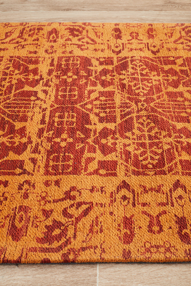 Magnolia 88 Paprika Runner Rug Rug Culture