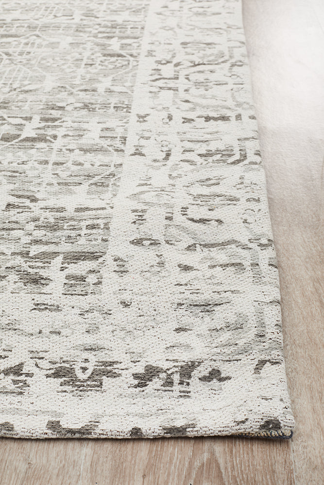 Magnolia 88 Silver Runner Rug Rug Culture