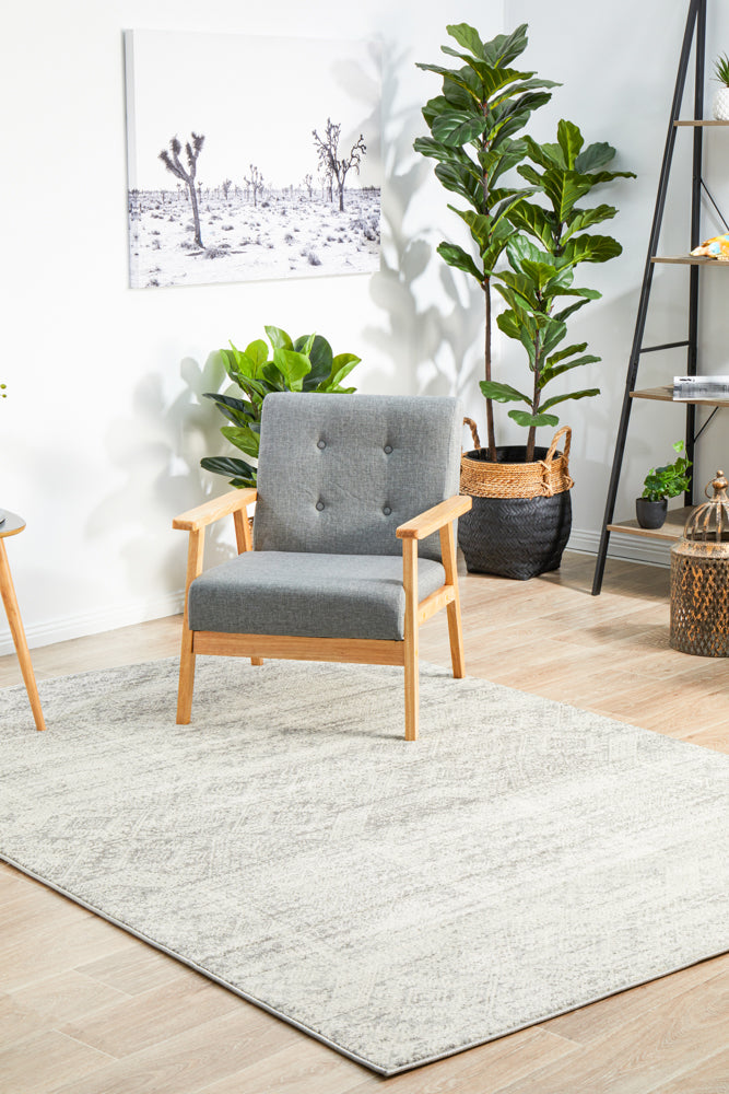 Mirage Zelda Silver Grey Rug Rug Culture