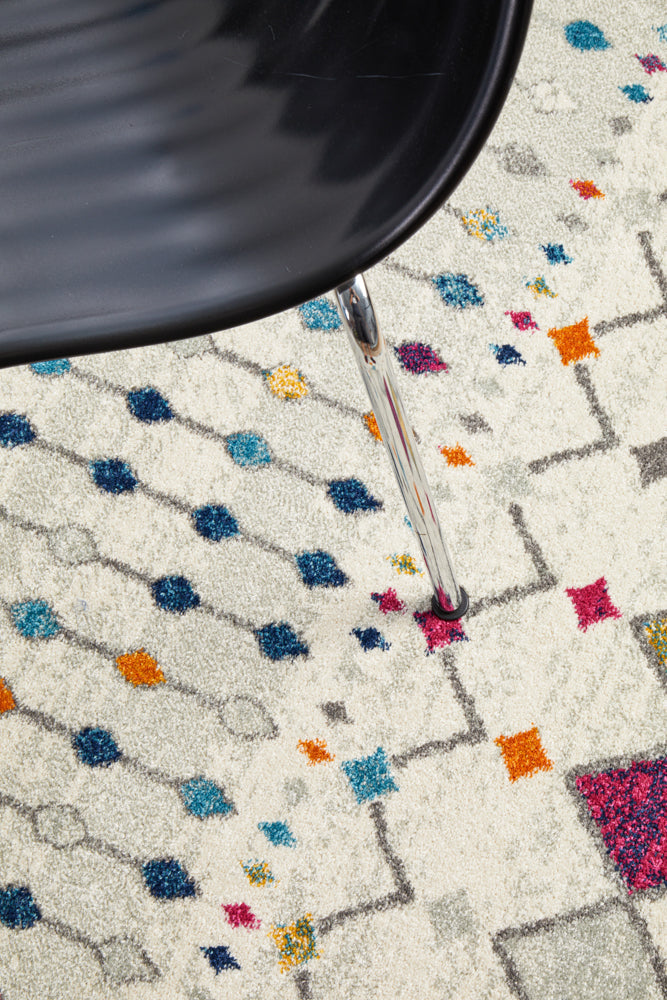 Mirage Peggy Tribal Morrocan Style Multi Round Rug Rug Culture