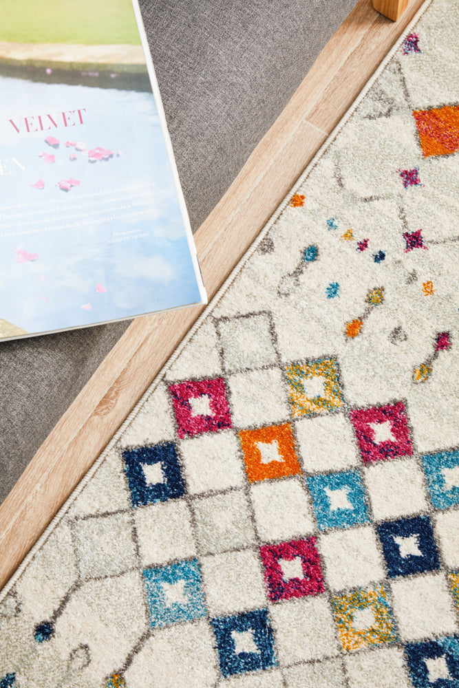 Mirage Peggy Tribal Morrocan Style Multi Runner Rug Rug Culture